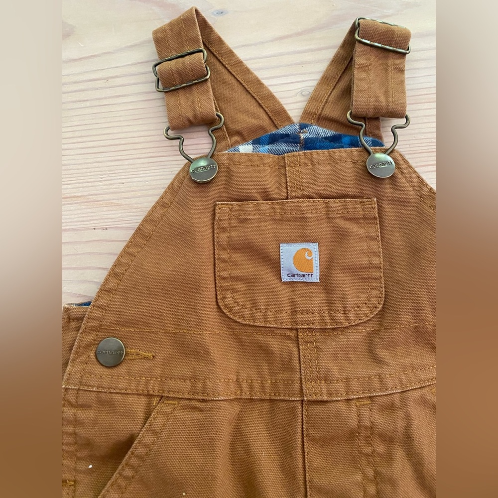 Infant Flannel Overalls